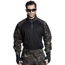 Camisa de combate G3 para hombre, uniforme militar del ejército, Airsoft, equipo táctico, Paintball, caza, multicámara, MCBK, azul 2024 - compra barato