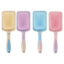 Anti-static Styling Straighten Detangling Paddle Brush Cushion Massage Comb 2024 - buy cheap