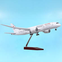 47CM 1/157 Scale Aviation 777 B777 Dreamliner Aircraft Air China Eastern Airlines Model Light Die-cast Airliner Toys Souvenir 2024 - buy cheap