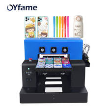 OYfame 2021 A3 UV Flatbed Printer uv printer A3Phone Case uv printer A3 for phone case mug bottle acrylic UV printing machine A3 2024 - buy cheap