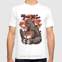 Kaiju's Ramen T Shirt Japan Japanese Monster Monsters Anime Oldschool Retro Vintage Cinema Movie T-shirt Men Cotton Tees 2024 - buy cheap