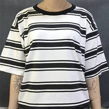 Camiseta sem mangas curtas feminina, blusa social para mulheres, gola arredondada, harajuku, solta, com gola alta, cor de sucesso, 2021 2024 - compre barato