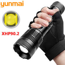 High Quality XHP90.2 Led Flashlight Usb Rechargeable Powerbank 18650 26650 Battery Torch Aluminum Zoomable Lantern for Camping 2024 - buy cheap