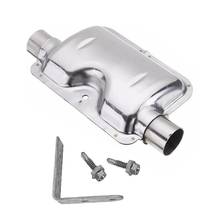Exhaust Muffler Silencer Heater Auxiliary Heater Silencer 120cm Stainless Steel Pipe Silencer Heater Kit Car Heater Accessories 2024 - buy cheap