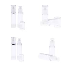 2 X Refillable Empty Airless Pump Bottle Airless Vacuum Cosmetic Container 2023 - compra barato