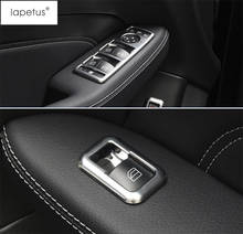 Lapetus Accessories For Mercedes Benz GLK 2013 - 2017 / ML 2012 - 2015 / GLE 2015 - 2018 Armrest Window Lift Button Cover Trim 2024 - buy cheap