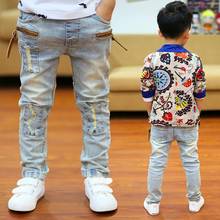 Baby Boys Jeans Kids Skinny Pants Children Casual Classic Denim Pants Kids Trend Long Bottoms Baby Jeans For Boys Pants 2024 - buy cheap