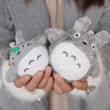 LLavero de peluche de Anime japonés, muñeco de peluche de Totoro, color gris, bonito Anime japonés, 10cm, 13cm, 25cm 2024 - compra barato