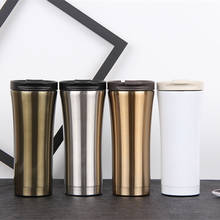 Portable 500ml Coffee Mug Stainless Steel Double Wall Tea Cup Coffee Tea Mug Milk Thermos Thermocup Outdoor Travel Mug 2024 - buy cheap