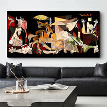 Famous Picasso Guernica Art Canvas Painting Reproductions on The Wall Posters and Prints Picture for Living Room Decorative 2024 - buy cheap