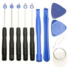 Professional 11 in 1 Cell Phone Opening Pry Repair Tool Kits Smartphone Screwdrivers Tool Set For iPhone Samsung HTC HUAWEI Sony 2024 - buy cheap