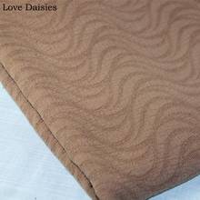 Tela suave marrón Retro de doble capa, 100% algodón, para otoño e invierno, ropa artesanal, vestido, blusa 2024 - compra barato