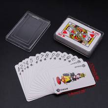 Juego de cartas de Texas Hold'em, Mini póker con funda, decoración para el hogar, juego de mesa portátil de viaje, 1 Juego 2024 - compra barato