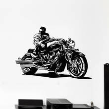 Calcomanía de vinilo para pared de motocicleta, calcomanías para motocicleta, deporte, carrera, Motor, velocidad extrema, ventana para dormitorio de adolescentes, papel tapiz artístico Mural M281 2024 - compra barato