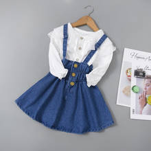 2021 Spring Autumn New Children Clothes Dresses For Girls Princess Dresses Sets Kids Dress Girl Costume 2 Piece Outfit 1-5 Years 2024 - buy cheap