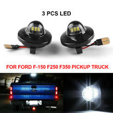 Lámpara de luz led para matrícula de coche, accesorio para camioneta Ford F-150 F250 F35 1999-2014 Expedition Explorer Ranger, 3 LEDs, 2 unidades 2024 - compra barato