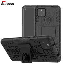 Capa Armor Hybrid para Google Pixel 5 4a 5G 2 XL 2XL Resistente Plástico Pesado e Capa Traseira de Silicone com Kickstand 2024 - compre barato