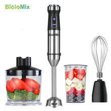 1200W High Speed Immersion Hand Stick Blender Mixer Includes 500mL Chopper And Whisk 600mL Smoothie Cup Stainless Steel Blades 2024 - buy cheap