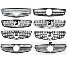 Fit for Mercedes Benz W204 2008 2009 2010 2011 2012 2013 2014 C Class Front Grille Black Silver 2024 - buy cheap