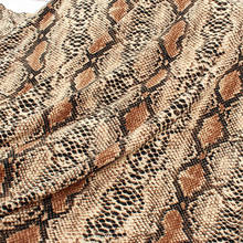 Snake Printed Soft Spandex Fabric Stretchy Leotard Sportwear Making Material Sold By Yard 2024 - buy cheap