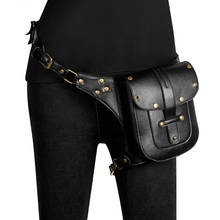 Винтажная сумка в стиле стимпанк, стимпанк, ретро, рок, готика, ретро, сумка на плечо, сумки на пояс, сумки в викторианском стиле для женщин и мужчин, сумка для ног E3 2024 - купить недорого
