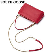 SOUTH GOOSE Genuine Leather Shoulder Bags Women Luxury Handbags High Quality Small Crossbody Bags Female Phone Messenger Bags 2024 - buy cheap