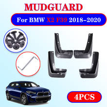 4 PCS For BMW X2 F39 2018 2019 2020 Front Rear Car Mudguard Fender Mud Guard Flaps Splash Flap Mudguards Accessories 2024 - buy cheap