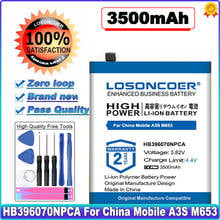 LOSONCOER 3500mAh HB396070NPCA Battery for China Mobile A3S M653 Mobile Phone Battery 2024 - buy cheap