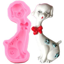 3D животные собака силиконовые формы детский день рождения искусственное мыло Полимерная глина Конфеты Шоколад 2024 - купить недорого