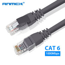 Сетевой кабель Anmck Ethernet Cat6 Lan RJ45, кабель UTP CAT 6 RJ 45, сетевой кабель 10 м/20 м/30 м/50 м, коммутационный шнур для маршрутизатора ноутбука 2024 - купить недорого