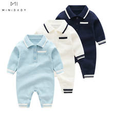 Baby boys' knit Rompers Long Sleeve Knitted newborn baby clothes warm Kid's Autumn Clothing Knitting Rompers 0-24m Cute Overalls 2024 - buy cheap