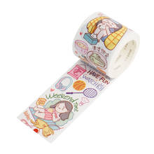 Washi Tape Cartoon Girl Pattern Journal Decorative Box Stickers Set Children Scrapbooking DIY Diary Decor Stationery Sticker A1 2024 - buy cheap