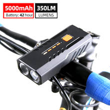 Waterproof IP65 Bicycle light 2400mAh 5000mAh USB Smart Light Sensor Bike Front Light Headlight for MTB Road Cycling Flashlight 2024 - buy cheap