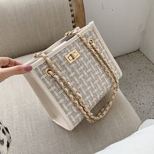 Bolso de un solo hombro con personalidad, moda de verano, coreano, ins, Harajuku, vintage, cadena, simple, informal, bandolera para mujer 2024 - compra barato