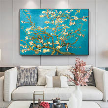 Van Gogh Almond Blossom Impressionist Flowers Canvas Paintings Posters and Prints Wall Art Picture for Living Room Decor Cuadros 2024 - buy cheap