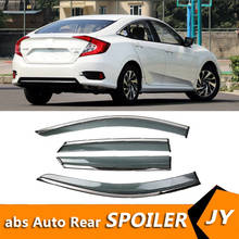 For Honda Civic 2019 Window Visor Vent Shades Sun Rain Deflector Guard For s Auto Accessories 4PCS/SET 2024 - buy cheap