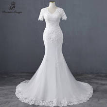 Vestido de noiva estilo sereia, apliques para casamento, vestido de noiva para futura esposa 2024 - compre barato
