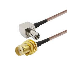 Cable Coaxial RF Pigtail SMA hembra a TS9, conector macho RG316, adaptador SMA a TS9 para módem Huawei e5332, e5776, e5372, 10CM-30CM 2024 - compra barato
