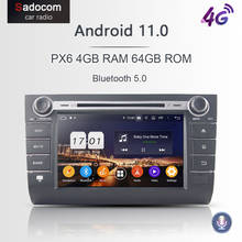 720P PX6 8 "DSP 2 din Android 11,0 8 Core 4G RAM reproductor de DVD de coche autoradio Bluetooth 5,0 para SUZUKI SWIFT 2013, 2014, 2015, 2016 2024 - compra barato