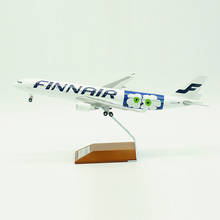 1:200 Scale A330-300 OH-LTO FINNAIR airlines airplane model toys aircraft diecast Metal alloy plane gifts for kids 2024 - buy cheap