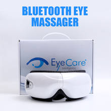 Massageador de olhos de vibração elétrica, óculos aquecidos com pressão de ar inteligente, ferramentas de cuidados de saúde, compatível com bluetooth, relaxamento dos olhos 2024 - compre barato
