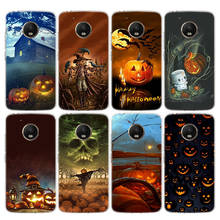 Halloween calabaza teléfono caso para Motorola Moto G9 G8 G7 G6 G5S E6 E5 Plus jugar + EU una acción Macro cubierta de visión 2024 - compra barato