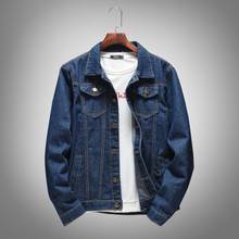 Brand Denim Jacket 2022 New slim mens jackets and coats casual denim jacket men veste homme men jeans jacket male blue size 5XL 2024 - buy cheap