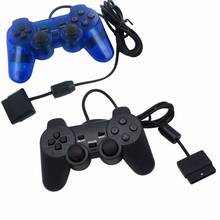 Игровой контроллер Twin Shock, джойпад для Sony PS2 Playstation 2, подарок для ребенка, Проводная Игра 2024 - купить недорого