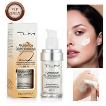 TLM 30ML Color Changing Foundation Face Makeup Base Liquid Foundation Long Lasting Brighten Makeup Facial Skin Care Concealer 2024 - buy cheap