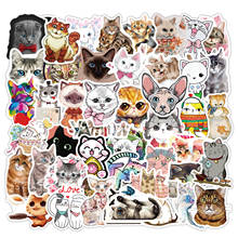 80 Pcs Cute Cats Stickers Anime Pet Cartoon Sticker on Laptop Water Bottle Scrapbooking Bicycle Luggage Car Toys Decal Pack 2024 - buy cheap