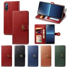 Retro Deluxe Leather Flip Case For Sony Xperia L4 Phone Cover For Sony Xperia L4 Capa Wallet Case 2024 - buy cheap