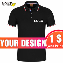 GNEP2020-Polo a la moda para hombre, camiseta informal de negocios, monos, logotipo personalizado, bordado, 10 colores 2024 - compra barato