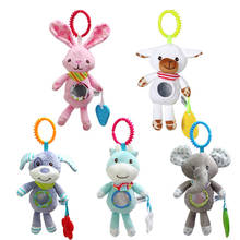 Baby Rattles Stroller Hanging Soft Toy mobile Bed Cute Elephant Rabbit Dog Animal Doll Baby Crib Hanging Bell Toys for 0-12month 2024 - buy cheap