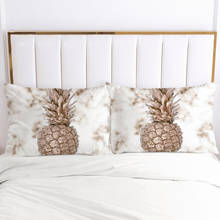 Pillow Cases Bedding 2PCS PillowCase For Bedroom,Home Decoration 50x75cm 50x70cm Pillow Cover Customize Size Marble Pineapple 2024 - buy cheap